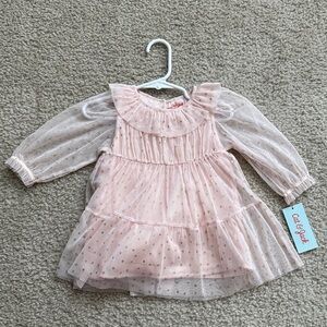 Cat & Jack Pink Formal Toddler Dress, 12 months